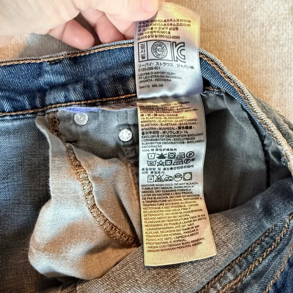 Levi's 505 Jeans Mens W36 L30 Blue Regular Fit Straight Leg Denim Classic
